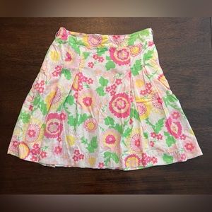 Lilly Pulitzer floral skirt